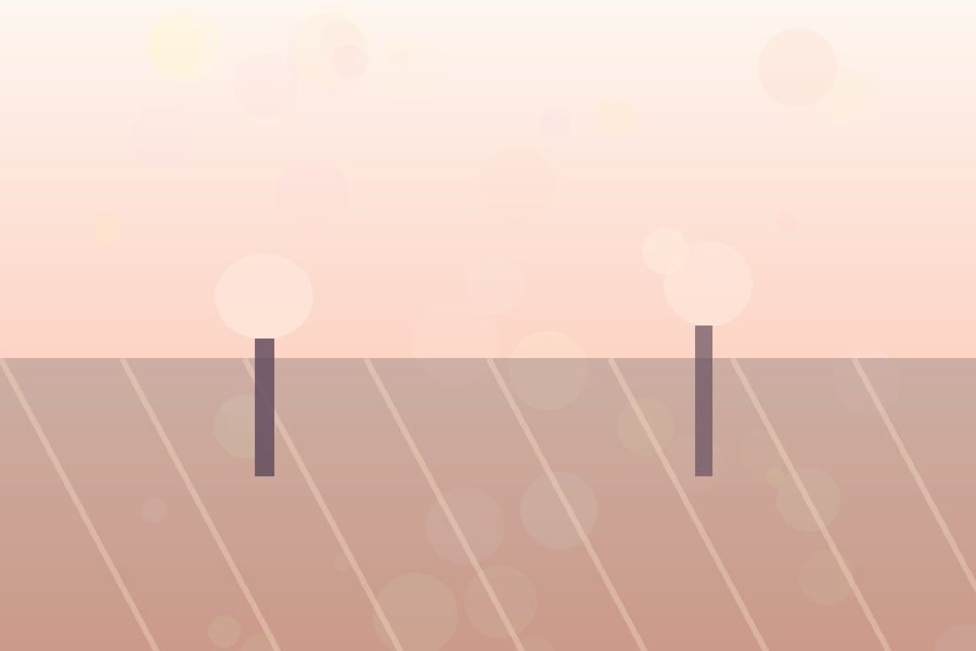 城市街角散步氛围